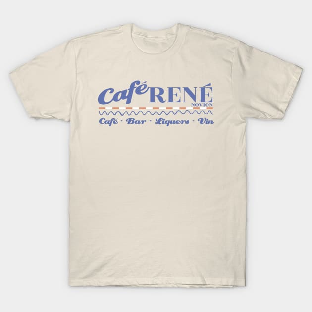 Cafe Rene Novion T-Shirt by Meta Cortex